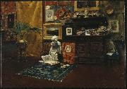 William Merrit Chase Studio Interior oil painting reproduction